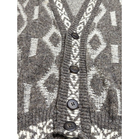 Vintage Kerrington Italia Cardigan Sweater Womens Size Large Brown Made In Italy - Picture 7 of 9